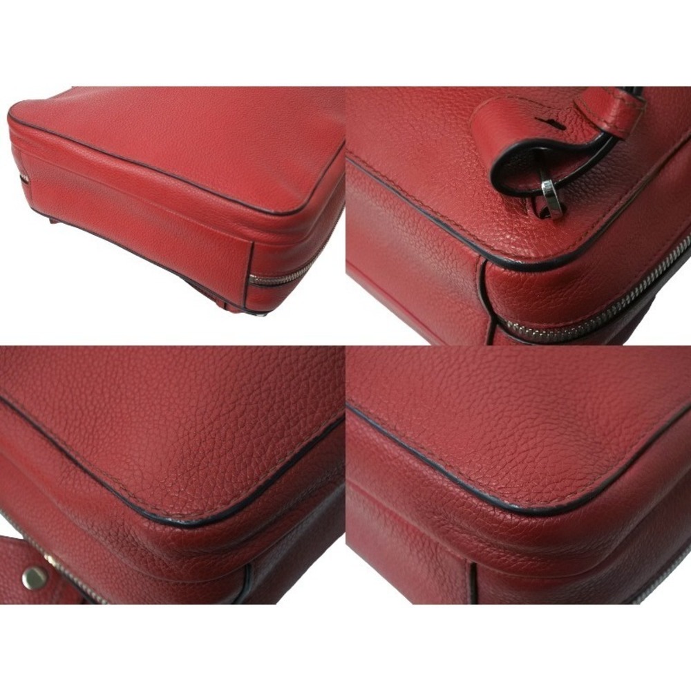 Prada Rucksack Backpack Leather Red - image 7